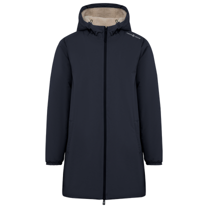 Parka Longue Unisex doublée Sherpa Costume Carbone