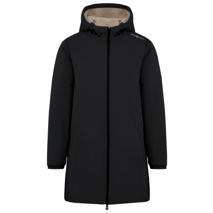 Parka Longue Unisex doublée Sherpa Costume Carbone